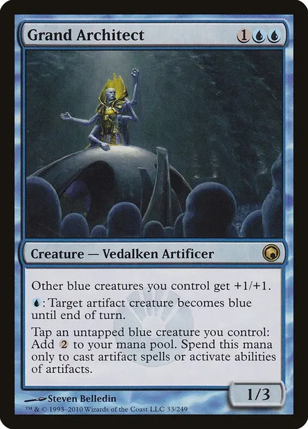 Grand Architect, Magic card SOM 33 — Scars of Mirrodin set