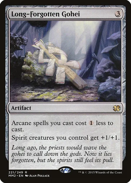 Long-Forgotten Gohei, Magic card MM2 221 — Modern Masters 2015 set