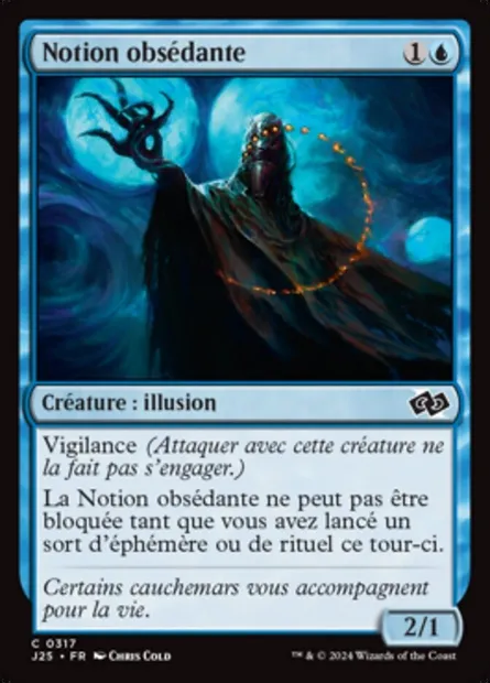 Notion obsédante, carte Magic J25 317 — extension Foundations Jumpstart