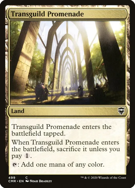 Transguild Promenade, Magic card CMR 499 — Commander Legends set