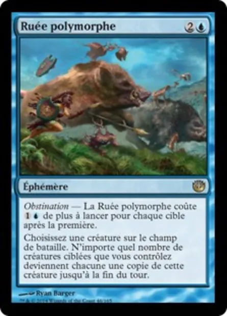 Ruée polymorphe, carte Magic JOU 46 — extension Incursion dans Nyx