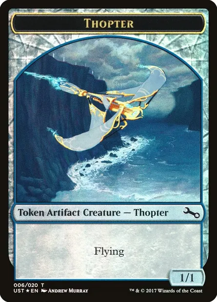 Thopter // Thopter, carte Magic TUST 6 — extension Unstable Tokens