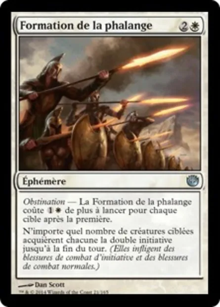 Formation de la phalange, carte Magic JOU 21 — extension Incursion dans Nyx