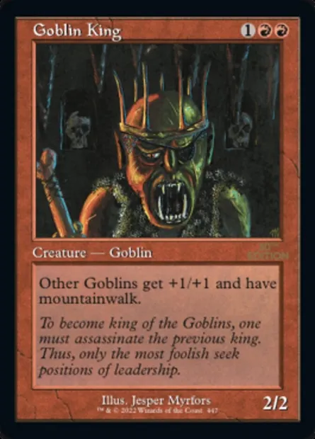 Goblin King, Magic card 30A 447 — 30th Anniversary Edition set
