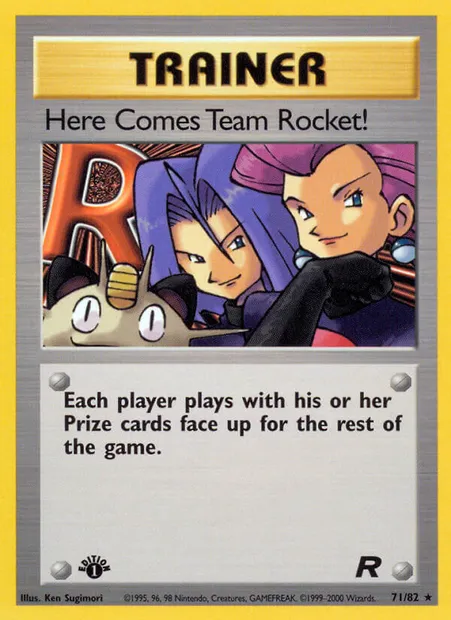 Here Comes Team Rocket!, Pokémon card TR 71 — Team Rocket set