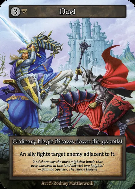 Duel, carte Sorcery ATH 127 — extension Arthurian Legends