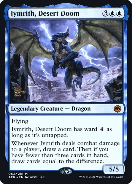 Iymrith, Desert Doom, Magic card PAFR 62s — Adventures in the Forgotten Realms Promos set