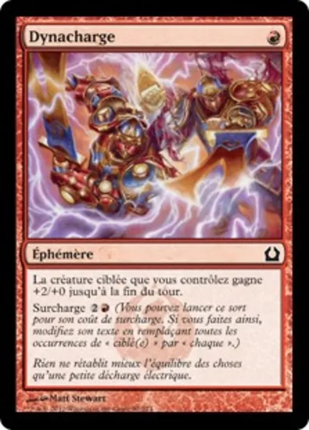 Dynacharge, carte Magic RTR 92 — extension Retour à Ravnica