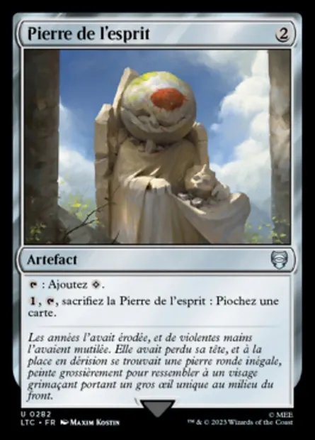 Pierre de l'esprit, carte Magic LTC 282 — extension Tales of Middle-earth Commander