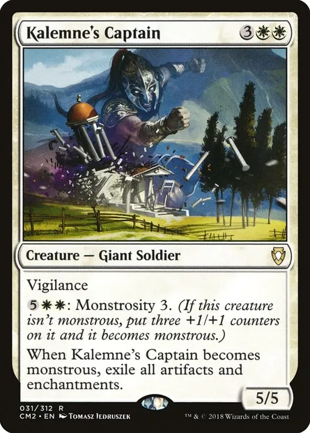 Kalemne's Captain, Magic card CM2 31 — Commander Anthology Volume II set