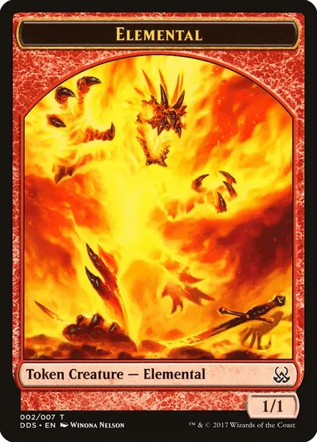 Elemental, carte Magic TDDS 2 — extension Duel Decks: Mind vs. Might Tokens