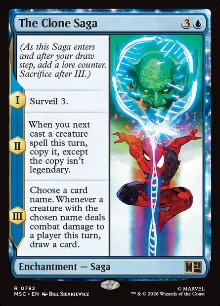 The Clone Saga, Magic card MSC 782 — Marvel Super Heroes Commander set