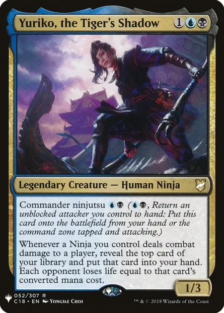 Yuriko, the Tiger's Shadow, Magic card PLST C18-52 — The List set