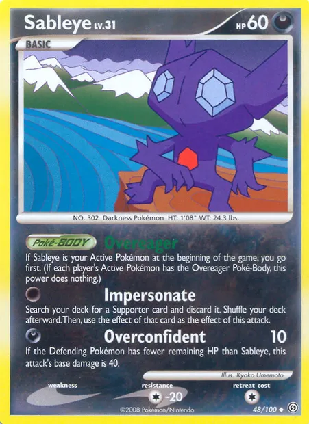 Ténéfix, carte Pokémon SF 48 — extension Tempête