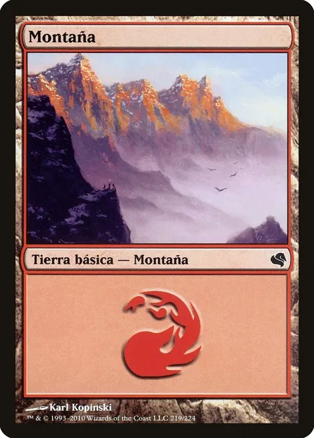 Mountain, Magic card PS11 219 — Salvat 2011 set