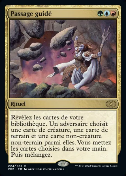 Passage guidé, carte Magic 2X2 224 — extension Double Masters 2022