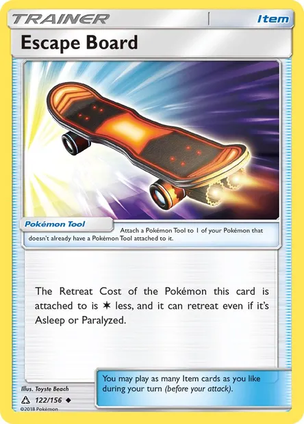 Escape Board, Pokémon card UPR 122 — Ultra Prism set