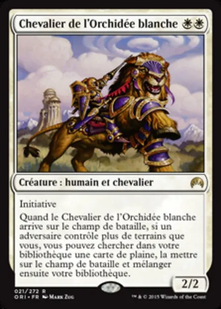 Chevalier de l'Orchidée blanche, carte Magic ORI 21 — extension Magic Origines