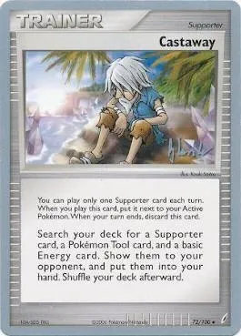 Castaway, Pokémon card WCD08 072-2 — World Championship Decks 2008 set