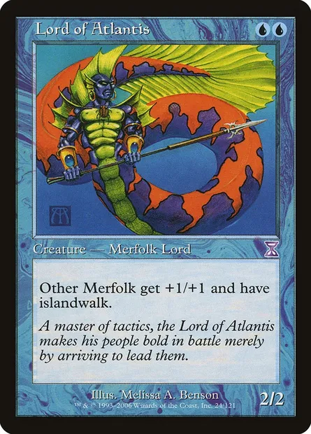 Lord of Atlantis, Magic card TSB 24 — Time Spiral Timeshifted set