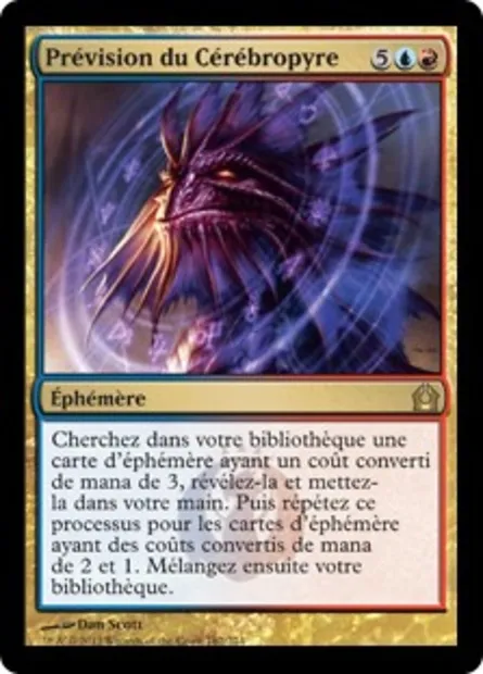 Prévision du Cérébropyre, carte Magic RTR 162 — extension Retour à Ravnica