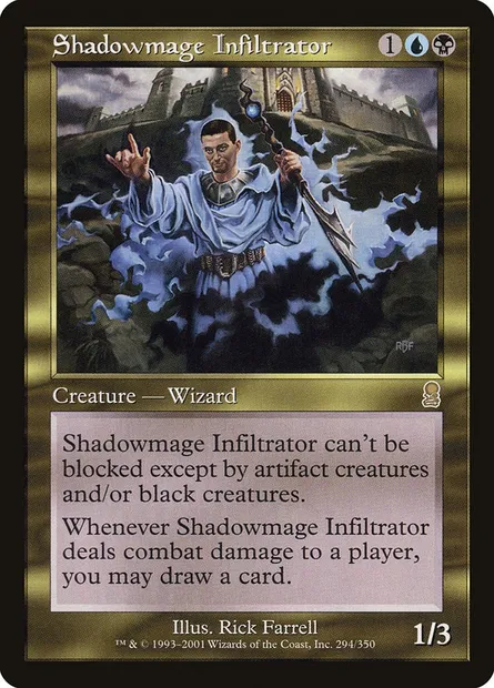 Shadowmage Infiltrator, Magic card ODY 294 — Odyssey set