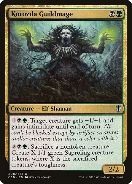 Korozda Guildmage, Magic card C16 208 — Commander 2016 set