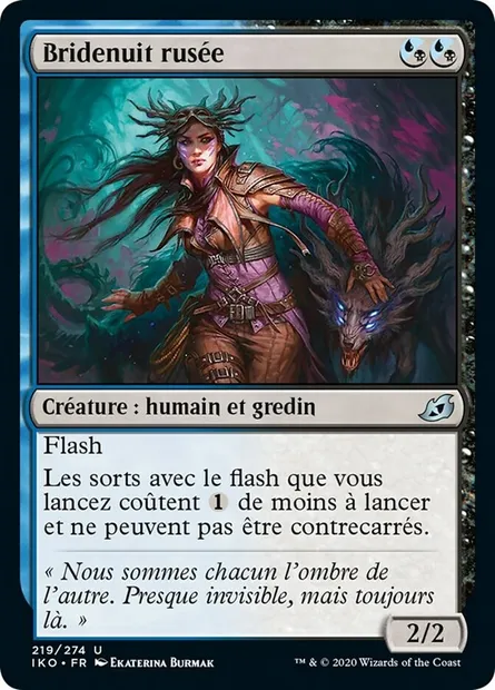 Bridenuit rusée, carte Magic IKO 219 — extension Ikoria: Lair of Behemoths