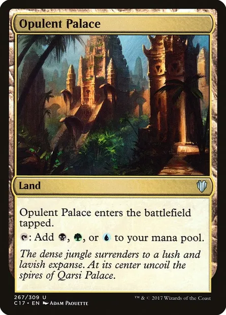 Opulent Palace, Magic card C17 267 — Commander 2017 set