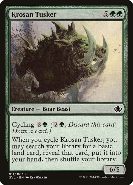 Terrocorne krosian, carte Magic GVL 11 — extension Duel Decks Anthology: Garruk vs. Liliana