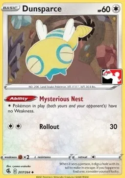 Insolourdo, carte Pokémon PPS 207 — extension Play! Pokémon Prize Pack Series