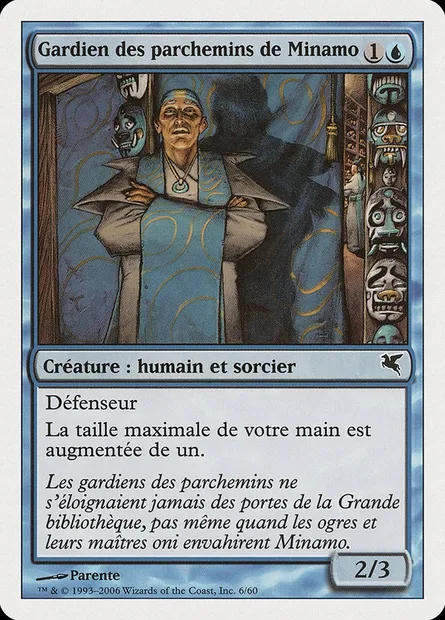 Minamo Scrollkeeper, Magic card PSAL H6 — Salvat 2005 set