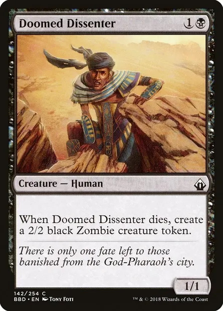 Dissident damné, carte Magic BBD 142 — extension Battlebond