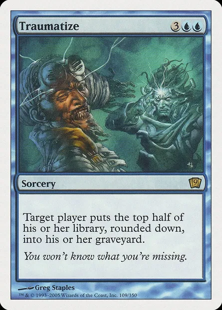 Traumatisme, carte Magic 9ED 109 — extension Neuvième Edition