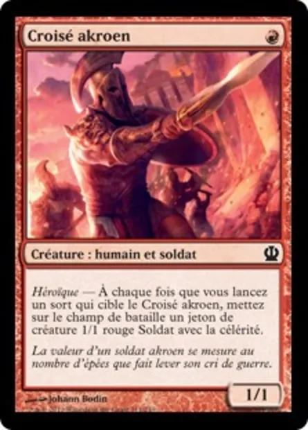 Croisé akroen, carte Magic THS 111 — extension Theros