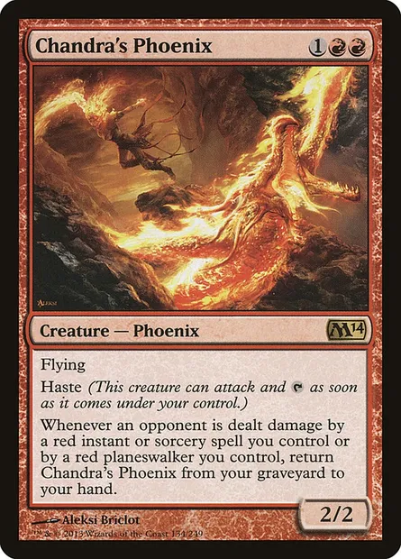 Chandra's Phoenix, Magic card M14 134 — Magic 2014 set