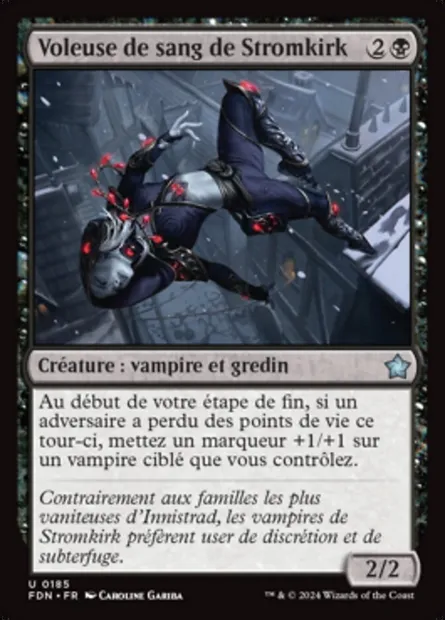 Voleuse de sang de Stromkirk, carte Magic FDN 185 — extension Foundations