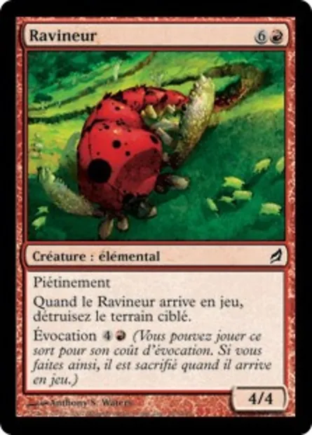 Ravineur, carte Magic LRW 163 — extension Lorwyn