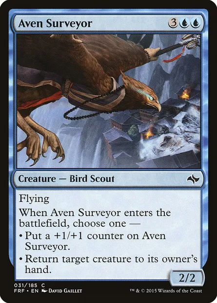 Aven Surveyor, Magic card FRF 31 — Fate Reforged set