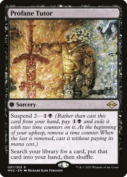 Profane Tutor, Magic card MH2 97 — Modern Horizons 2 set