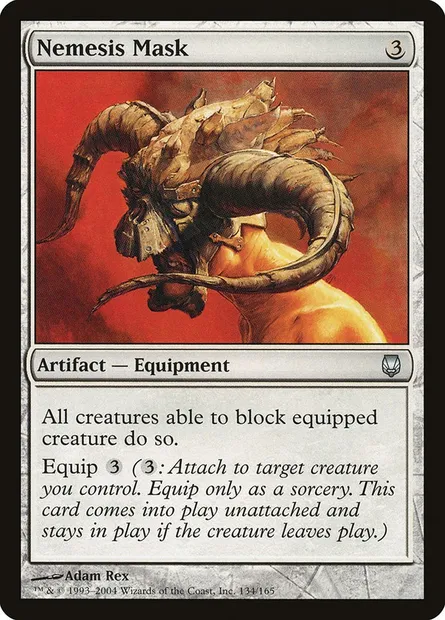 Nemesis Mask, Magic card DST 134 — Darksteel set