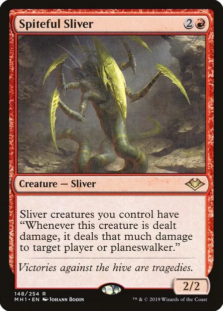 Spiteful Sliver, Magic card MH1 148 — Modern Horizons set