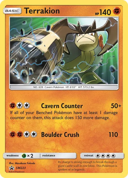 Terrakium, carte Pokémon SM 223 — extension Promo SM