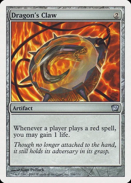 Dragon's Claw, Magic card 9ED 296 — Ninth Edition set
