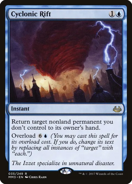 Faille cyclonique, carte Magic MM3 35 — extension Modern Masters 2017