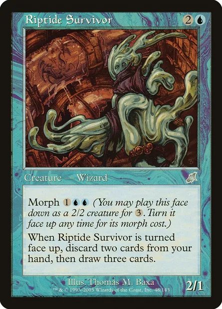 Riptide Survivor, Magic card SCG 48 — Scourge set