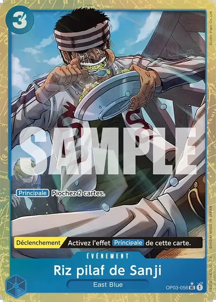 Riz pilaf de Sanji, carte One Piece OP03-056 — extension PILLARS OF STRENGTH