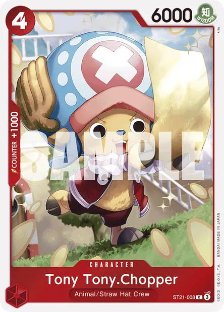 Tony Tony.Chopper, One Piece card ST21-008 — GEAR5 set