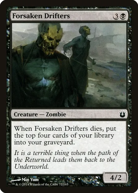 Forsaken Drifters, Magic card BNG 72 — Born of the Gods set