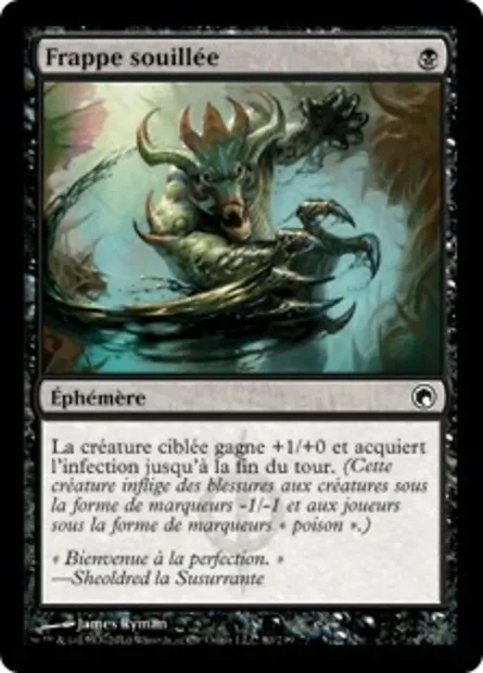 Frappe souillée, carte Magic SOM 80 — extension Cicatrices de Mirrodin